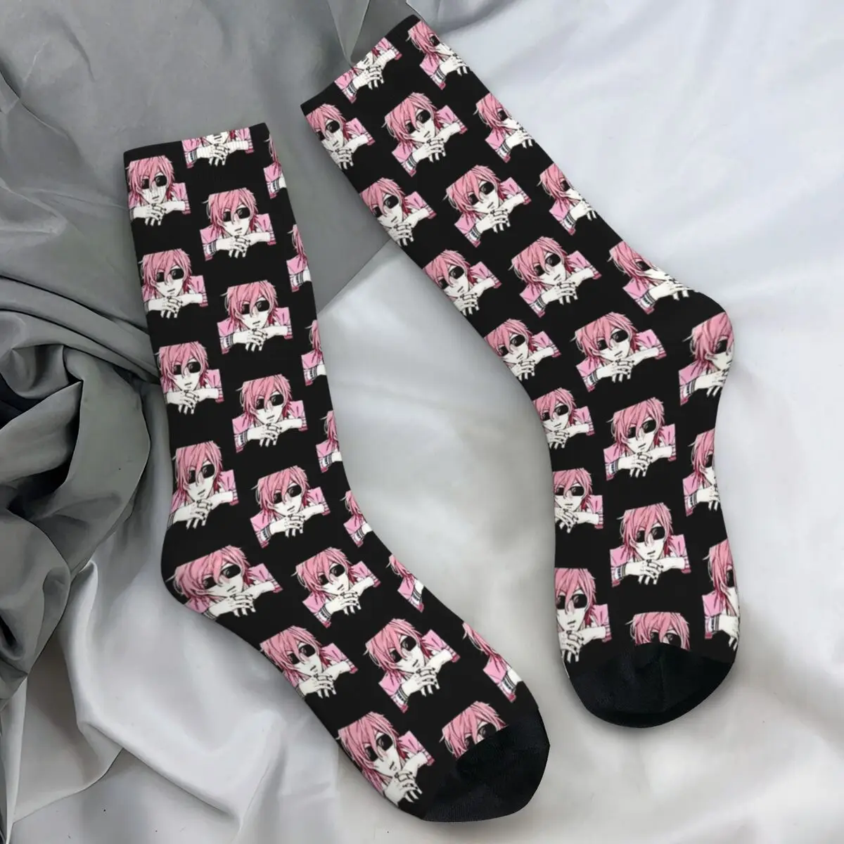 Women Men Socks Yarichin B Club Manga Boy Stockings Spring Casual Medium Soft Socks Design Outdoor Anti Sweat Socks