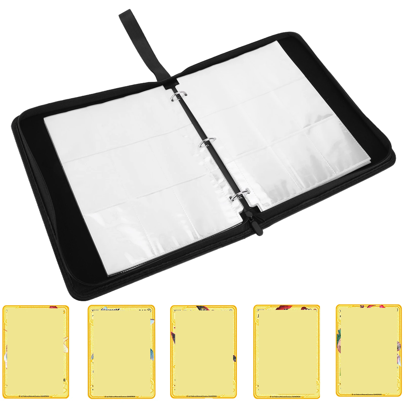 Cards Colletction Album 900 Pockets Trading Card Binder Double Sided Card Album for Pokemon TCG MTG Other Game Cards Sport Cards