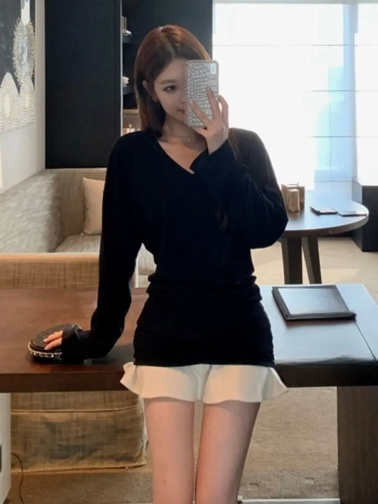 Faldas para mujer de gamuza sintética con cremallera Micro Mini club nocturno fetiche Sensual Edgy tendencia novedosa trajes de calle juveniles de moda