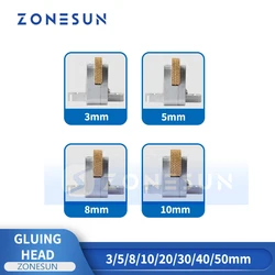 ZONESUN Gluing Head Accessory for ZS-90TJ Hand-held Hot Melt Glue Rolling Machine