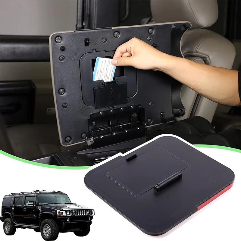 For 2003-2007 Hummer H2 ABS Center Console Organizer Armrest Hidden Storage Box Insert Armrest Hidden Tray Organize Accessories