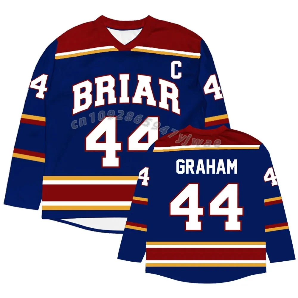 26 Tv Off Campus Briar University Hockey Jersey Graham 44 22 Di Laurentis 66 Tucker46 T-Shirt Men Women Beach T-Shirt view 6