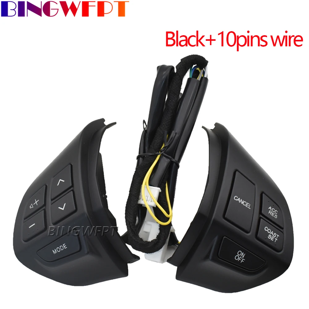 10Pins Cruise Control Switch Steering Wheel Button For MITSUBISHI LANCER OUTLANDER ASX 2007 2008 2009 2010 2011 2012