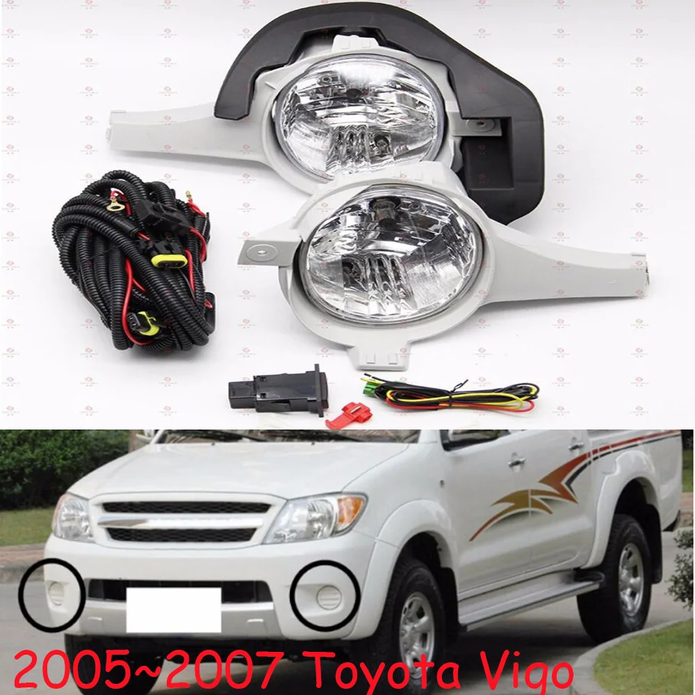 car bumper headlight for Toyota Vigo hilux daytime light 2005~2007y DRL car accessories LED headlamp for hilux VIGO fog light