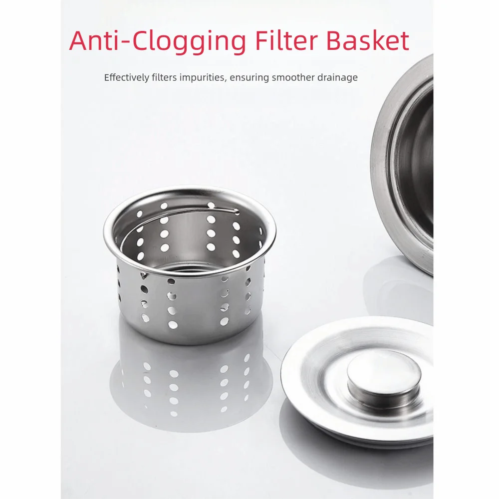 

Thickened Interfaces Kitchen Sink Drain Pipe Anti Rat Bite Deodorant Sink Garbage Filter Sealing Lid Flexible
