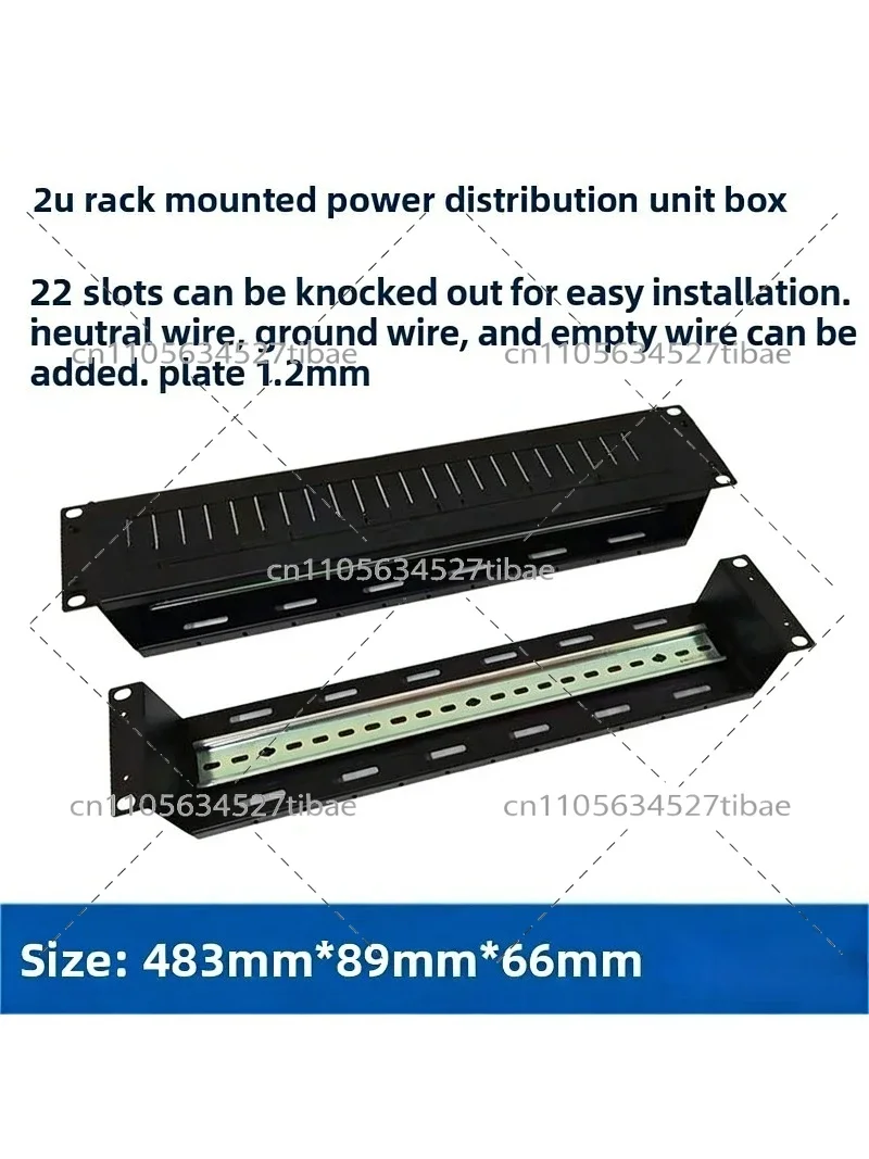 19 Inch Rack Cabinet 2U 3U 4U Power Distribution Unit Box PDU Enclosure Air Switch Rack Case