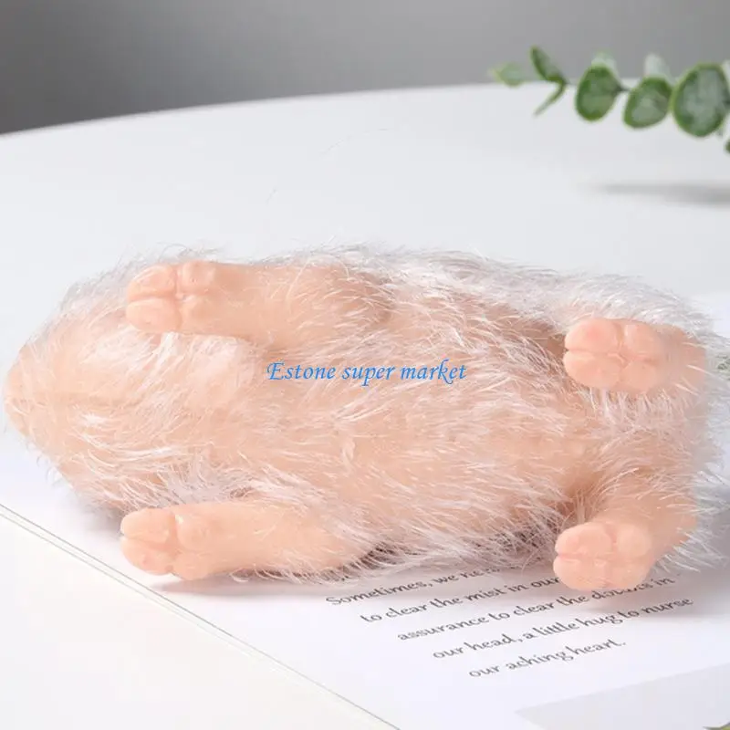 090b Realistyczna silikonowa lalka dla dzieci na życie jak Reborns świnia słodka miękka figurka figurka