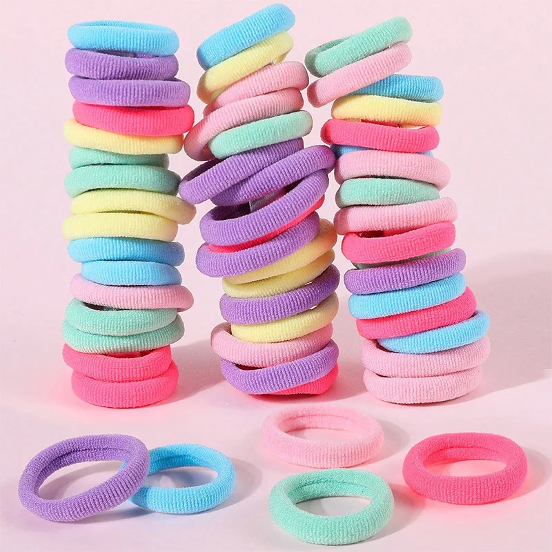 210Pcs Girls Hair Accessories Set Boxed Hair Ties Children Ponytail Holder Rubber Band Kids Small Claw Clips Colorful Hairpins