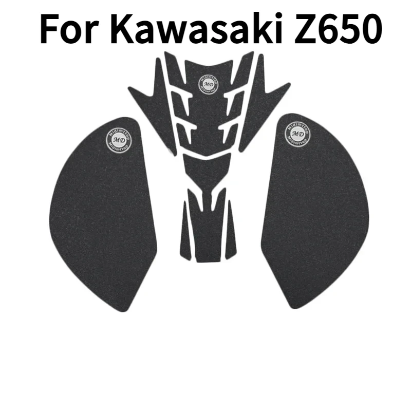

For Kawasaki z650 Z 650 models motorcycle tank pad protector sticker decal gas knee grips tank traction pad side