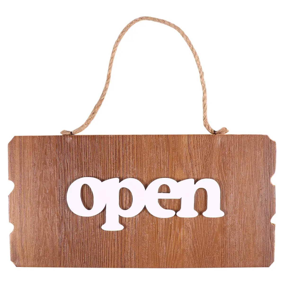 Wooden Door Retro Style Store Hanging Board Safe Restaurant Bar Store Hanging Signs Decorations Open Closed Board