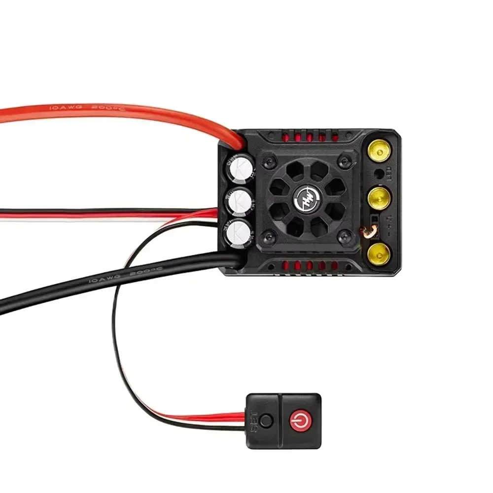 

Hobbywing QuicRun WP 8BL150 G2 150A Waterproof ESC | 3-6S 1/8 RC Buggy – LCD Programming Card & Intelligent Gliding Technology