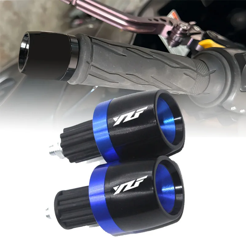 Handlebar Grips Bar Ends Cap Slider Fit For YZFR6 YZF-R6 YZF R6 2005 2006 2007 2008 2009 2010 2011 2012 2013 2014 2015 2016