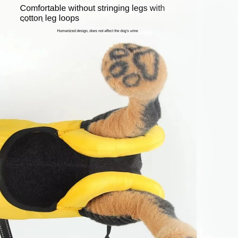 Adjustable Strap Dog Lifting Harness Legs Support Thicken Handle Dog Sling Carrier Comfortable Assistant Pet Walking Aid Straps