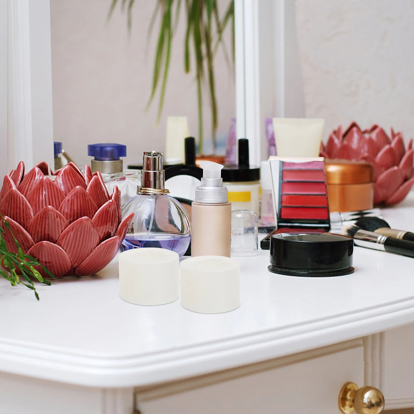 

2Pcs Clear Silicone Tangerine Mold for DIY Scented Making Aromatherapy Crafts Reusable Baking Safe Molds for Homemade