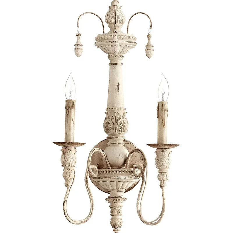 

ЛОФТ Американский винтажный настенный светильник из цельного дерева в скандинавском стиле для гостиной, столовой, спальни, изголовья кровати, коридора, лестницы, украшения, светильник