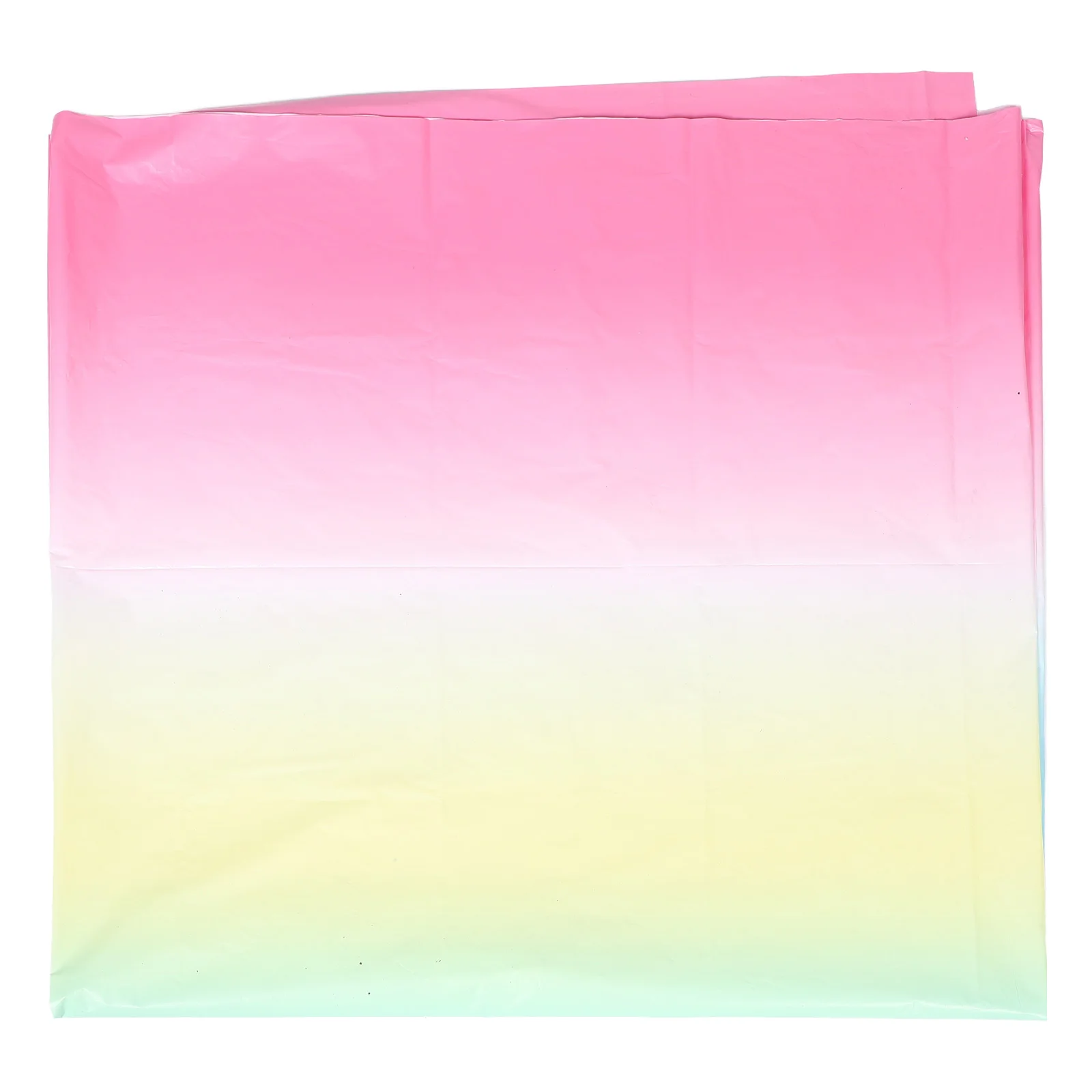 

Rainbow Birthday Tablecloth Colorful Disposable Plastic Cloths for Party Venue Dining Table Cover Celebrations Decorative