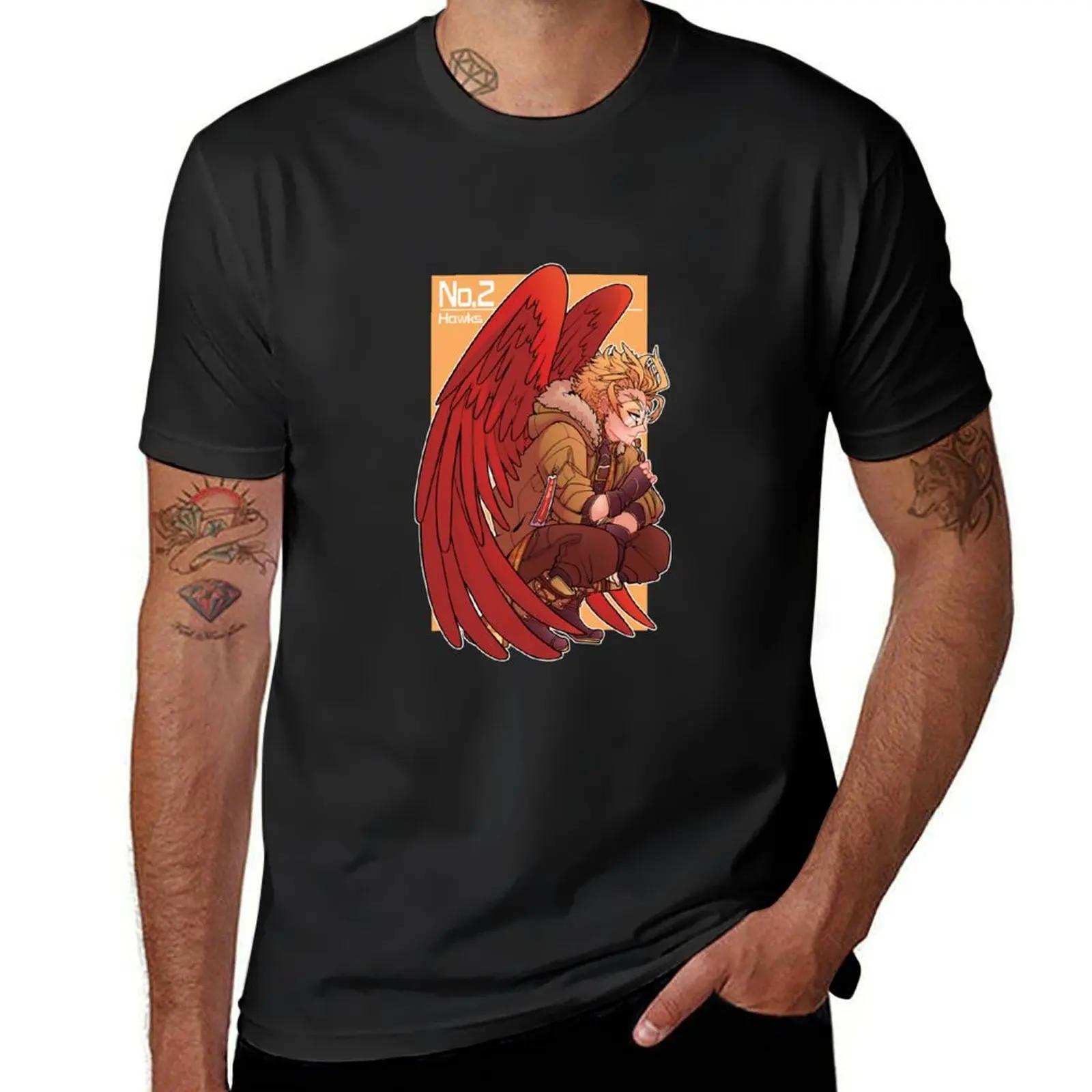 Chicken Hawks t-shirt graphics new edition plus size top t-shirt da uomo