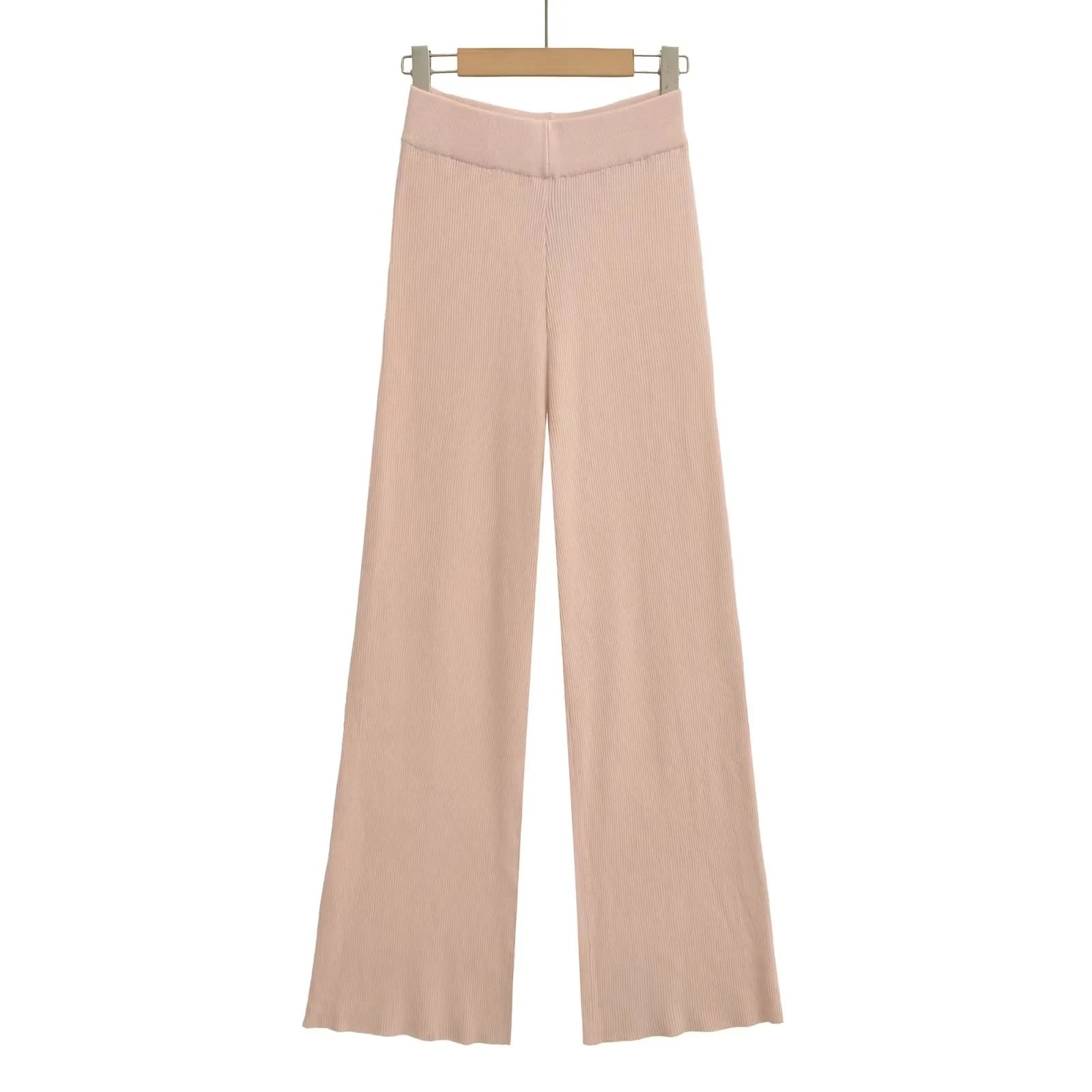 2025 Autumn New American Linen Long Sve Loose Cardigan Inner Vest High Waist Straight Leg Casual Pants Tee Piece Set