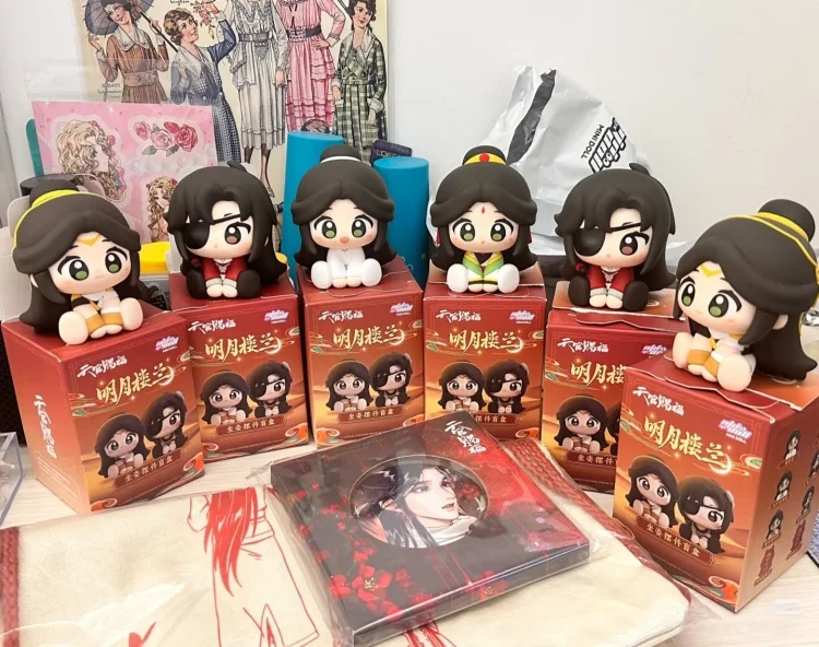 Caja ciega de la serie Tian Guan Ci Fu Mingyue Loulan, adornos Hua Cheng Xie Lian, juguetes coleccionables de Anime para niños, regalo de cumpleaños