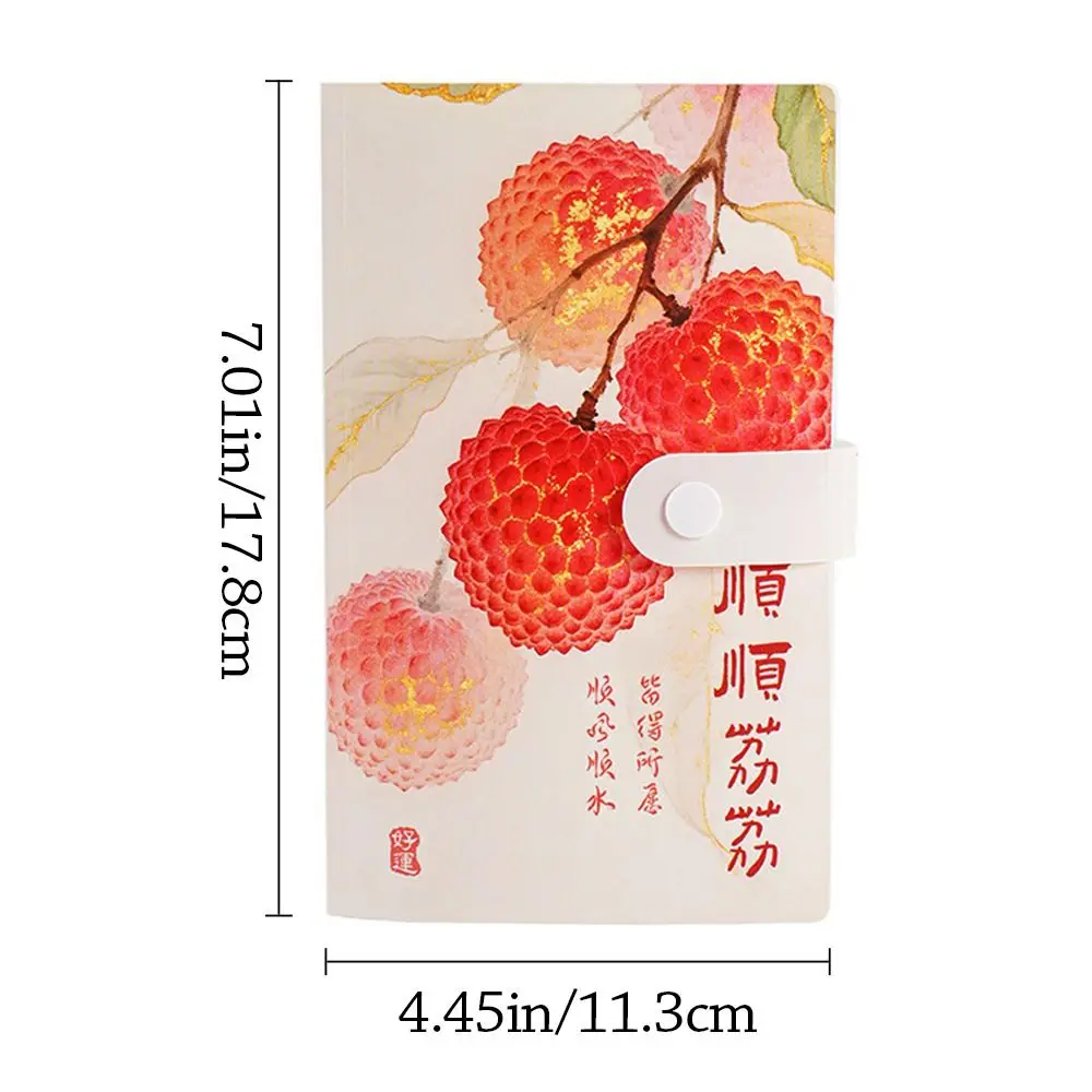 Lychee 100 Envelopes Money Saving Challenge Save Money PP Money Collection Book Portable Large Capacity Savings Binder Lovers