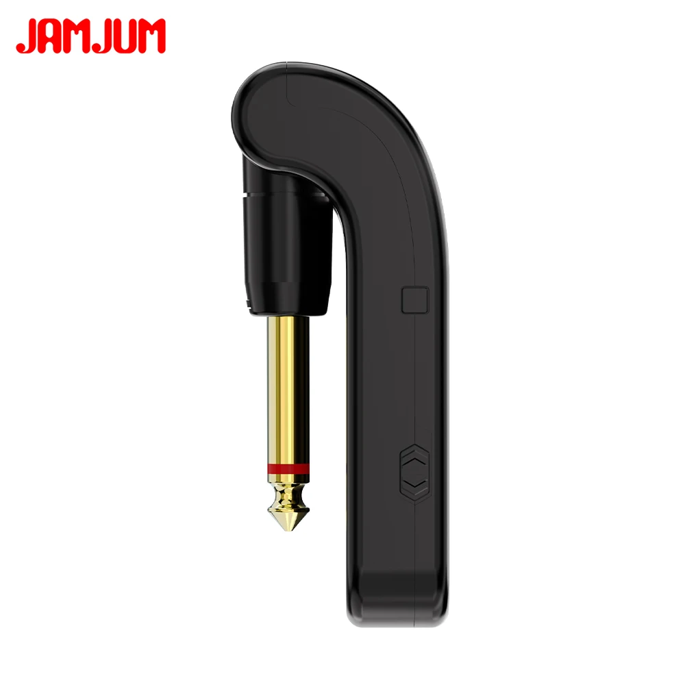 2.4G Wireless Guitar System – Black Transmitter & Receiver for Electric Guitar, EWI, Bass