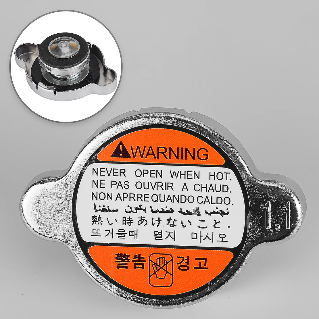 1.1 Bar Radiator Cap Fit for Honda CBR1000RR 600RR Shadow Phantom 750 RVF750R