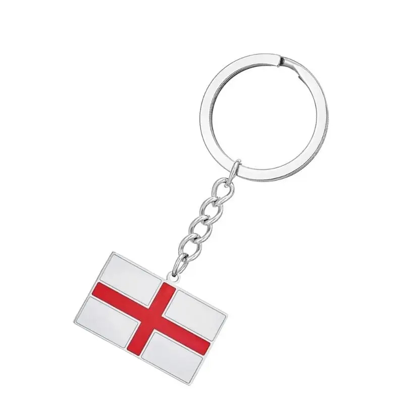 P9FE Einzigartiger Schlüsselanhänger mit britischer Flagge und schottischem englischem Detail, für Geschenke und Souvenirs – Detail 3