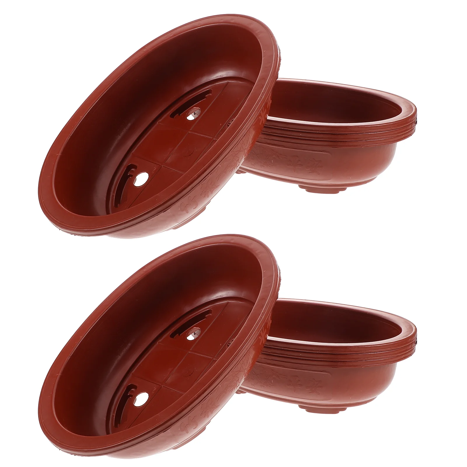 

4 шт. утолщенные цветочные горшки, горшки для бонсай, бытовые коробки для цветов для комнатных растений, пластиковые цветочные горшки для посадки сочных