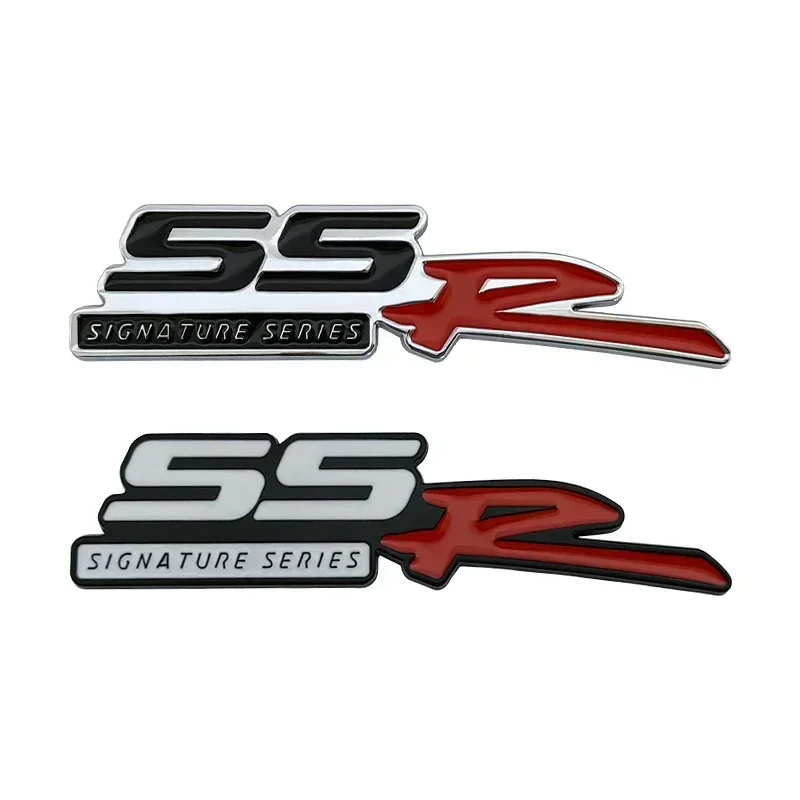 

3d металлический логотип SSR, эмблема заднего багажника автомобиля, значок, наклейка, наклейки для Chevrolet SS R, аксессуары