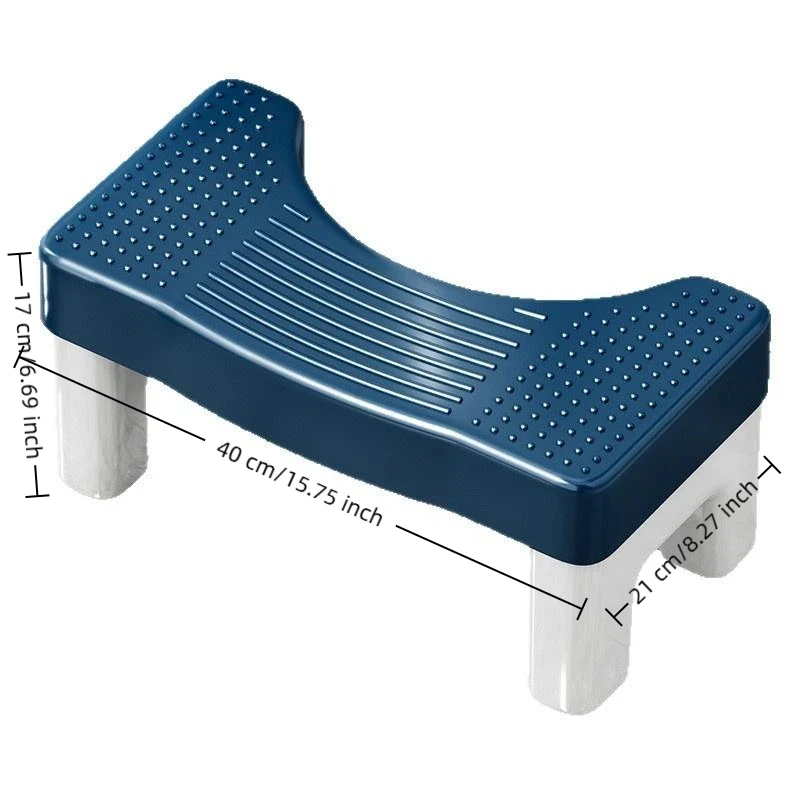 Ergonomic Plastic Toilet Squat Stool Non-Slip Footrest Improves Defecation Posture for Adults Kids Home Use image 6