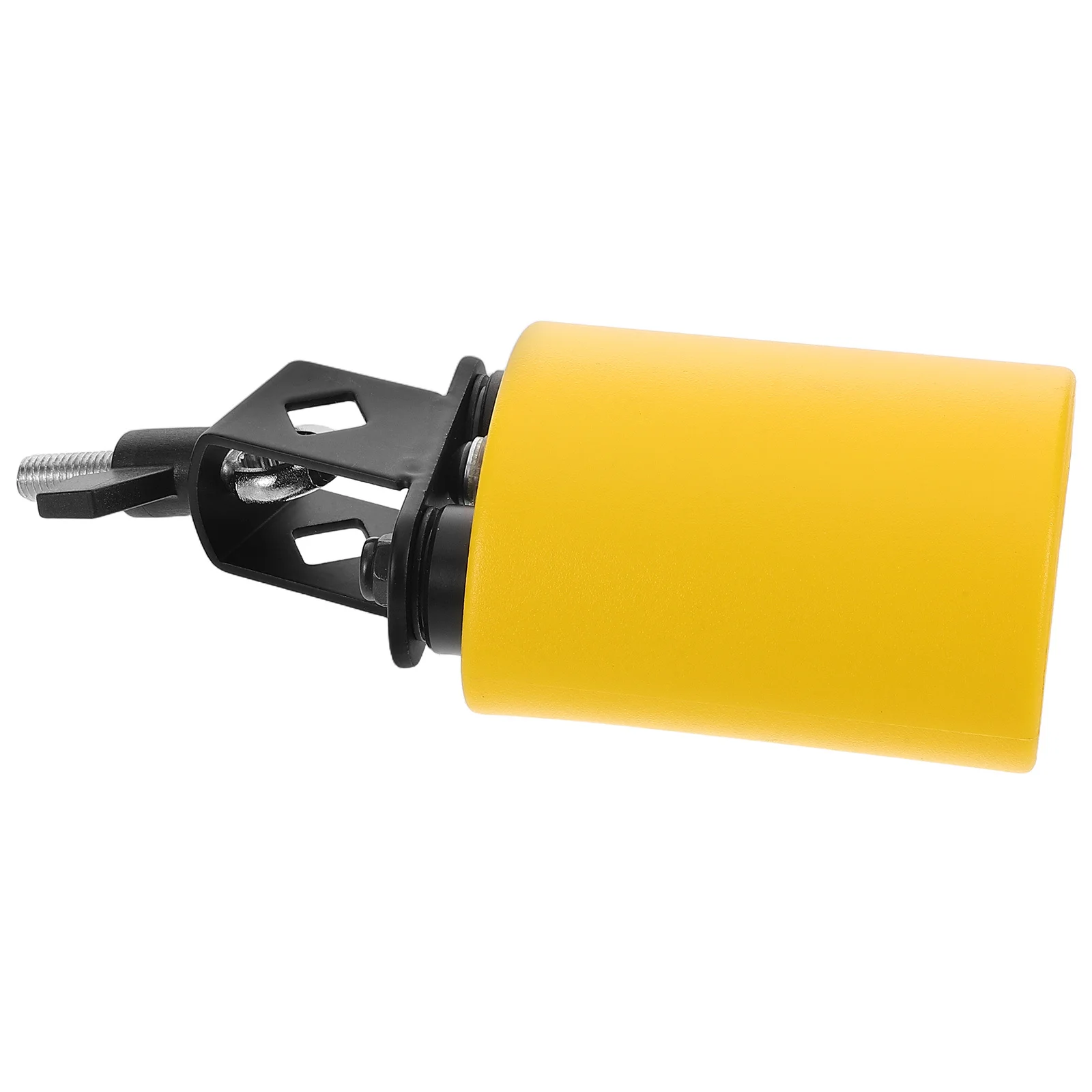 

Yellow Percussion Cowbell Jam Block Metal Orff Instrument for Festival Performance Band Practice Musical Hand Percussion Drum