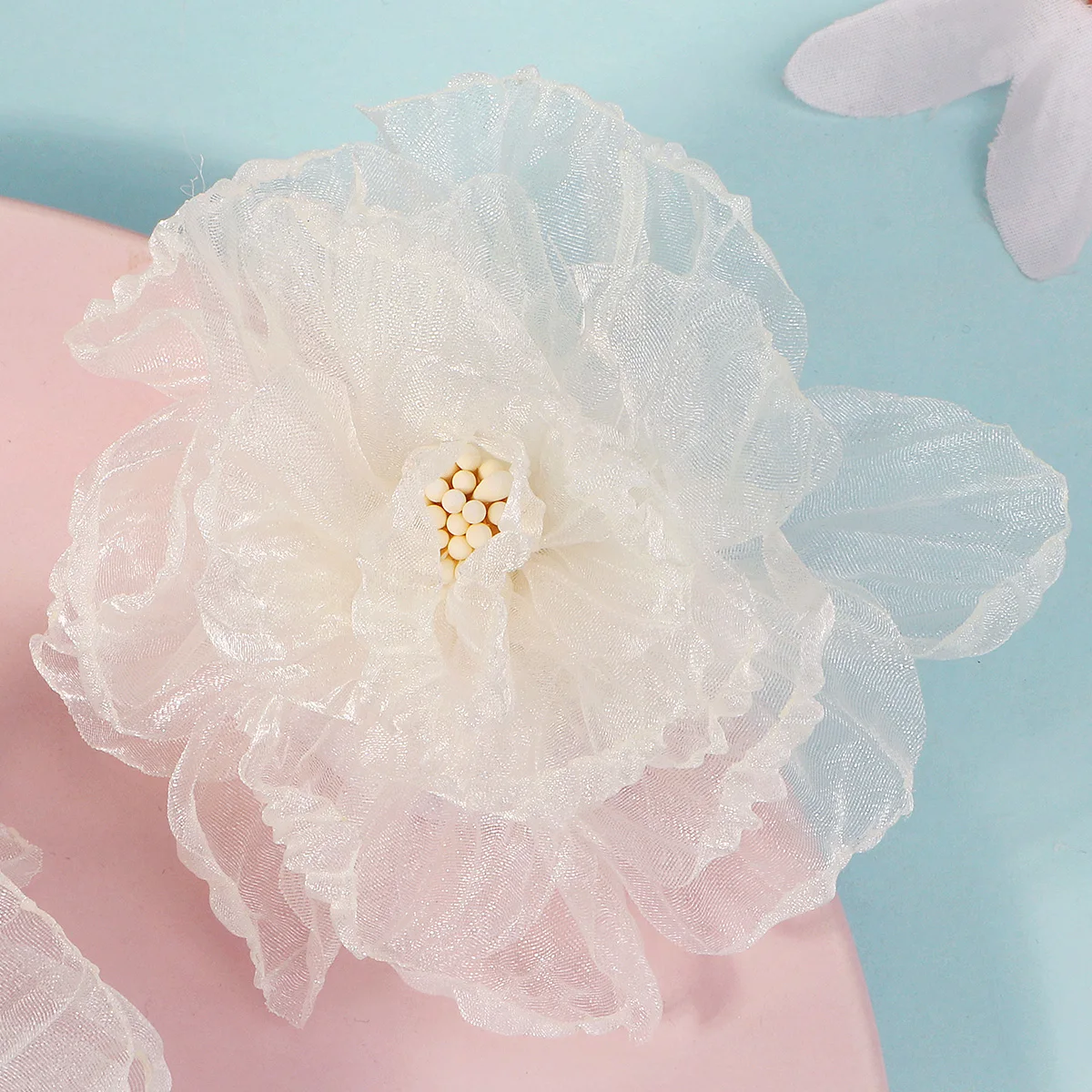 Jepit Rambut Bunga Renda Prancis Miallo, Jepit Rambut Pengantin Buatan Tangan yang Indah, Aksesoris Rambut Pernikahan, Jepit Rambut Bunga Sutra untuk Wanita