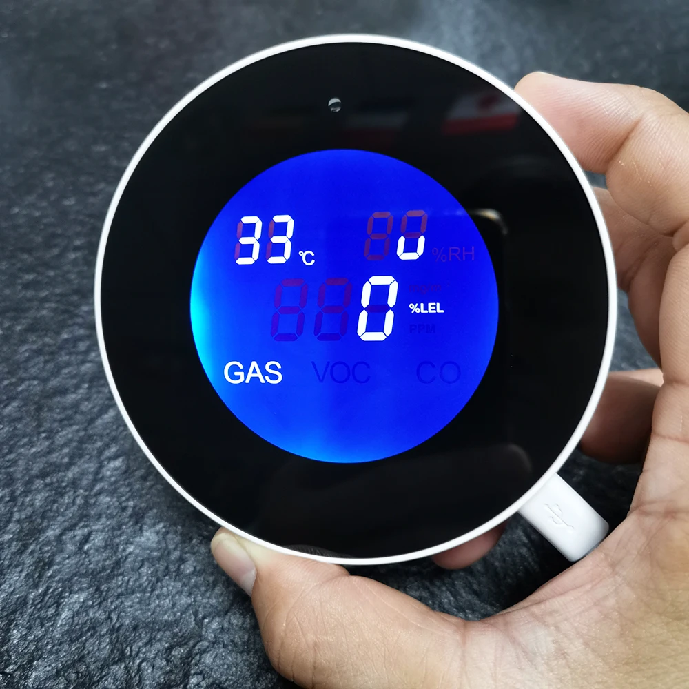 Household Tuya Wifi Smart Home Combustible Gas Leakage Alarm Detector