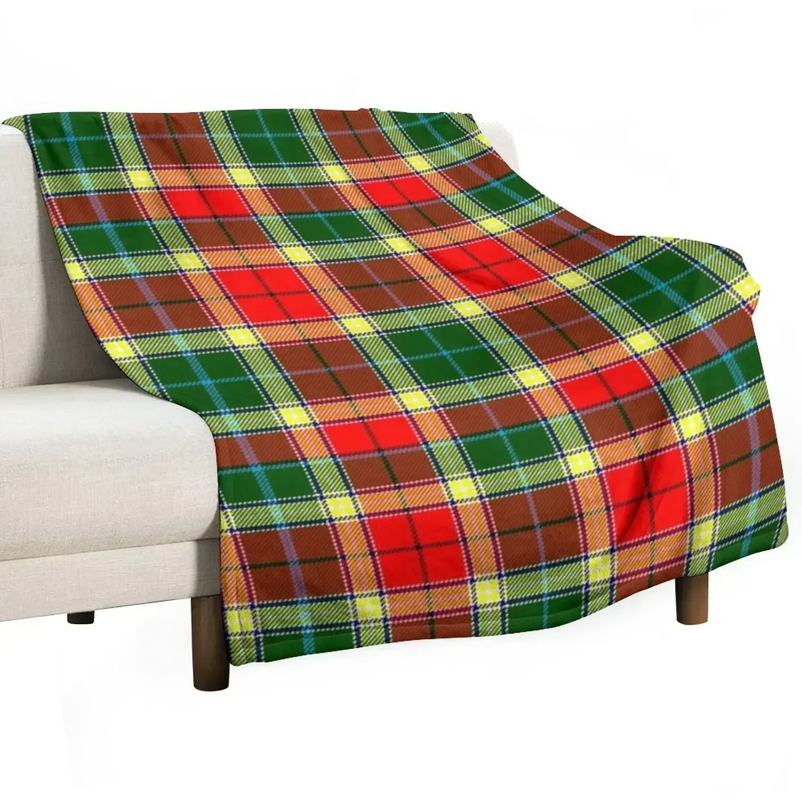 Clan Gibbs surname last name Scottish Clan tartan Throw Blanket Hair Luxury Designer heavy to sleep Shaggy Blankets