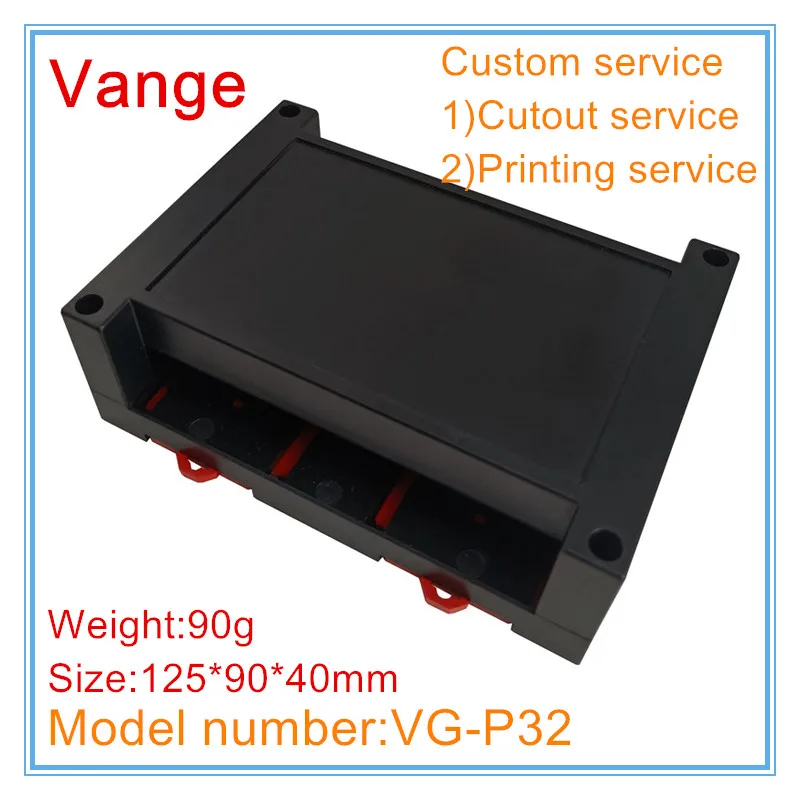 Vange PLC module junction box 125*90*40mm ABS plastic project box