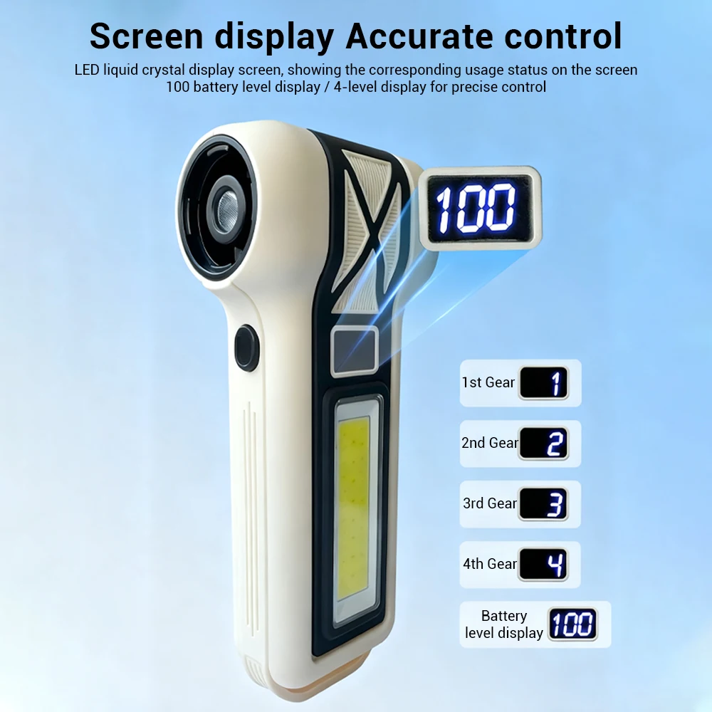 990000 دورة في الدقيقة يده مروحة توربو صغيرة منفاخ هواء كهربائي قوي كبير الرياح مجفف الشعر عالية السرعة توربو قابلة للشحن منفاخ