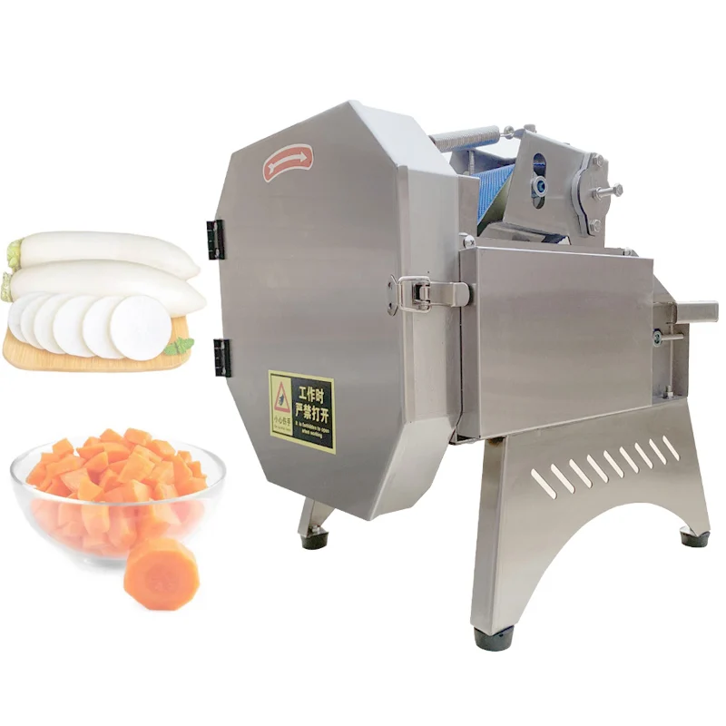 Large Feed Opening Portable Electric Scallion Cutter For Home & Commercial Use Slice Shred Segment Vegetable Cutting Machine