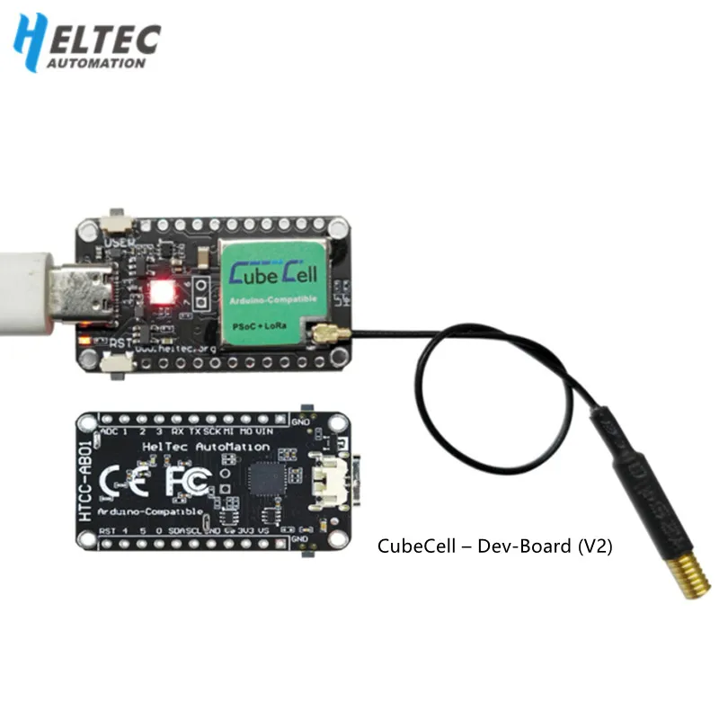 

New IOT Lora Node HTCC-AB01 for Arduino IOT Lora Node V2 Version 433MHZ/868-915MHZ ASR6501 CubeCell Development Board