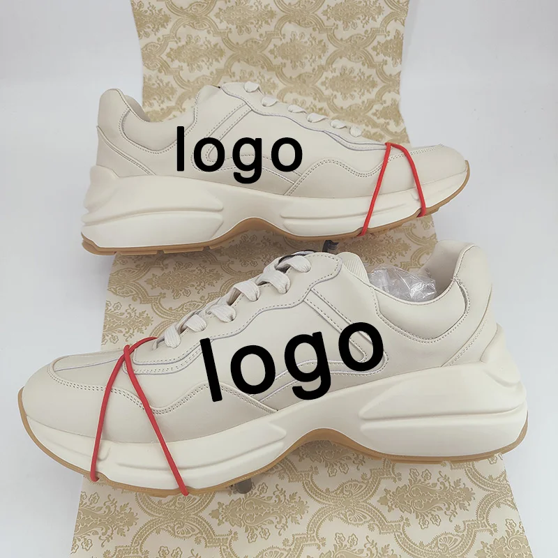 High   quality JingHong Turnschuhe  genuine leather Mesh Upper Printed vulcanized shoes custom logo