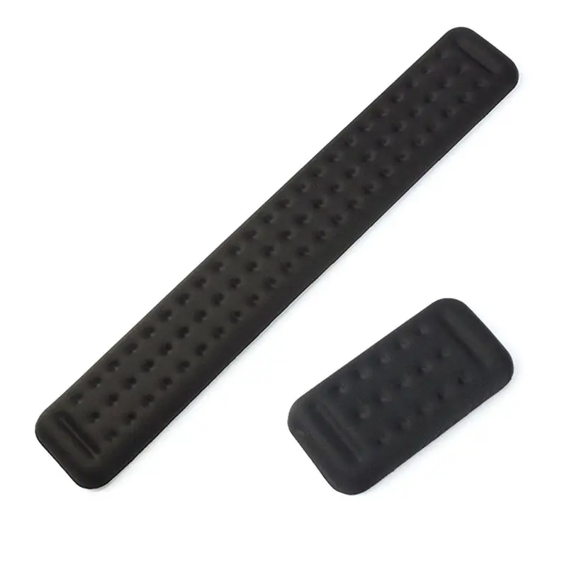 

A46M-Подставка для запястий для клавиатуры, подставка для запястий для клавиатуры и мыши, эргономичный набор ковриков для клавиатуры и мыши из пены с эффектом памяти