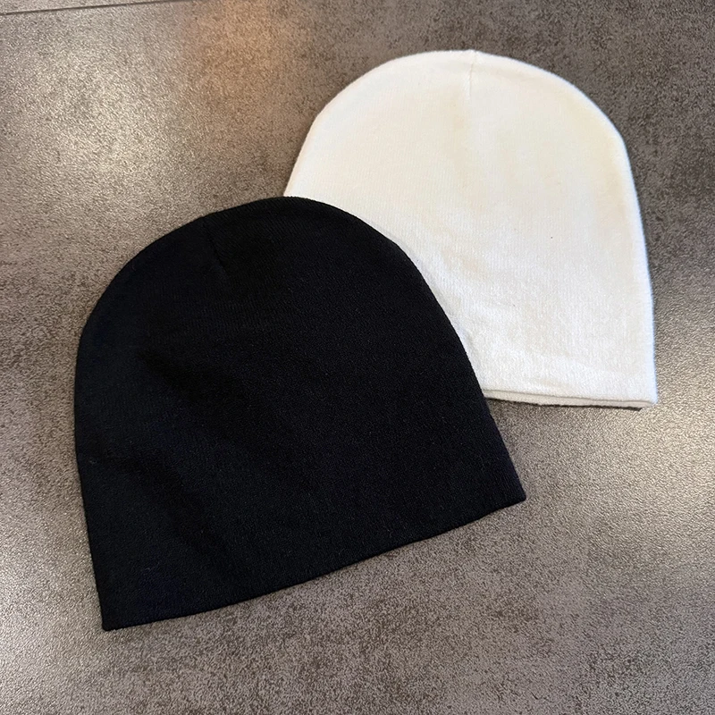 Y2K Print Strickmütze Herbst und Winter Straße neue Unisex warme persönliche vielseitige Mode Nischenmützen