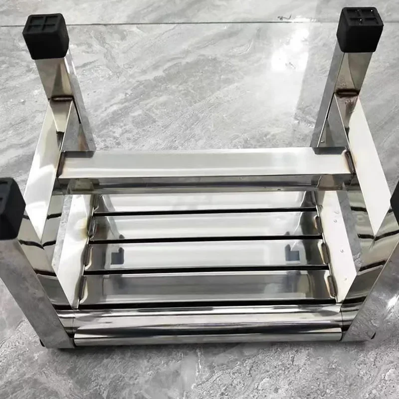 Waterproof Stainless Steel Low Stool Bath Bench Toilet Footrest Pieghevole Portatile Vevor Chair Silla Tocador Maquillaje