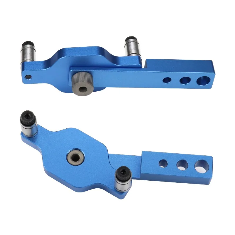 New 6/8/10mm Vertical Pocket Hole Dowel Jig Kit Carpentry Self Centering Drill Guide Locator Aluminum Woodworking Hole Puncher