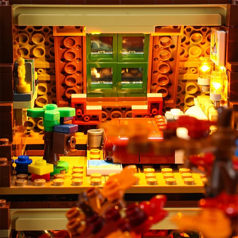 

Комплект светодиодных фонарей «сделай сам» для кабины с А-образной рамкой LEGO 21338, только светодиодный светильник, без модели блоков)