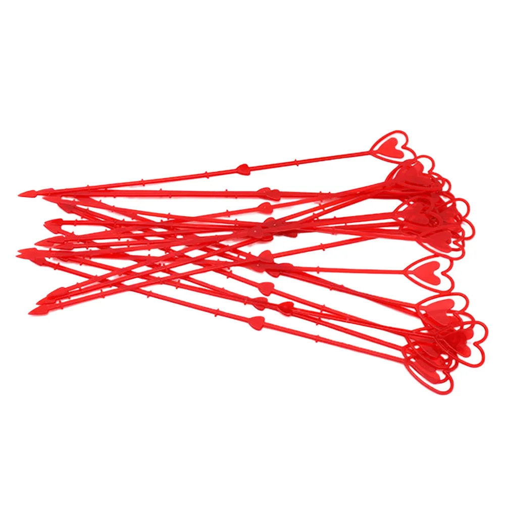 

160 Pcs Flower Tag Holders Red Paper Clips Bouquet Decoration Wedding Party Supplies Reusable Creative DesignAccessories