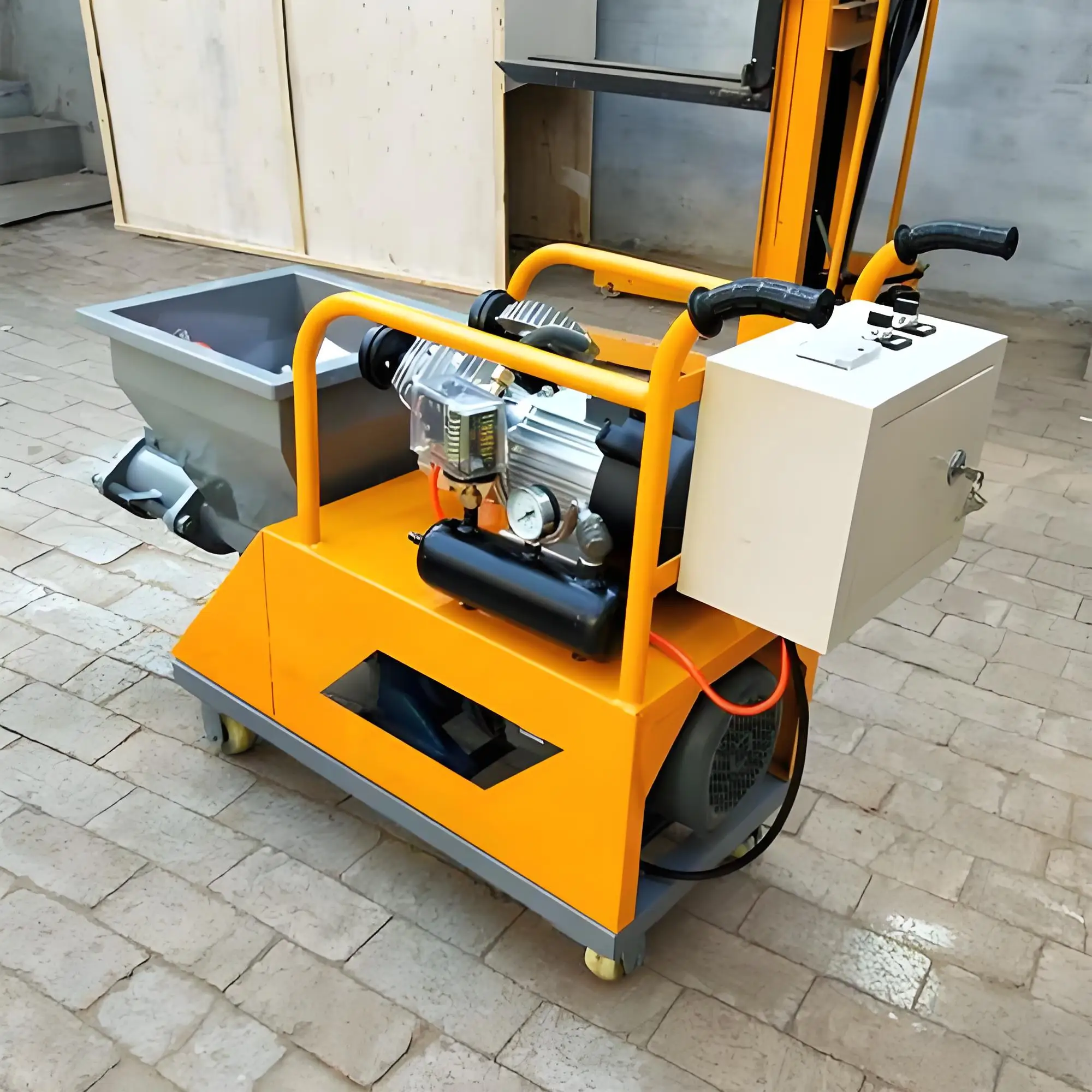 311 Electric Mini Plastering Cement Sand Mortar Spraying Machine Wall Cement Mortar Spray Plaster Machine