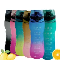 1pc 750ml Single-Hand Pop-Top Sports Water Bottle Outdoor Sport plastic Water Cup Girl Drinking bottle