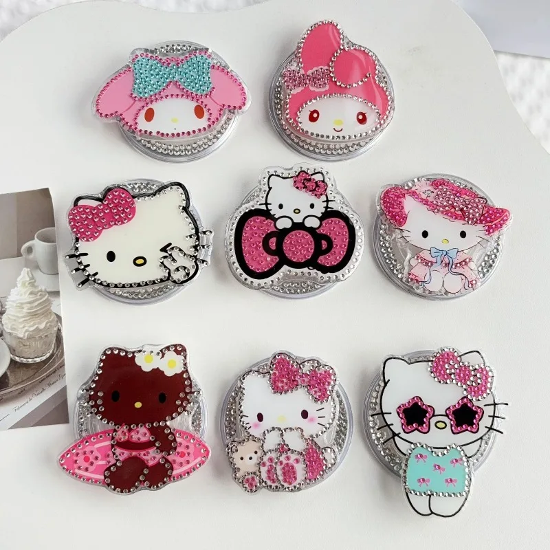 

Kawaii Hello Kitty Phone Stand Cute Cartoon Surfboard Magnetic Desktop Lazy Artifact Decoration Girl Student Gift Wholesale