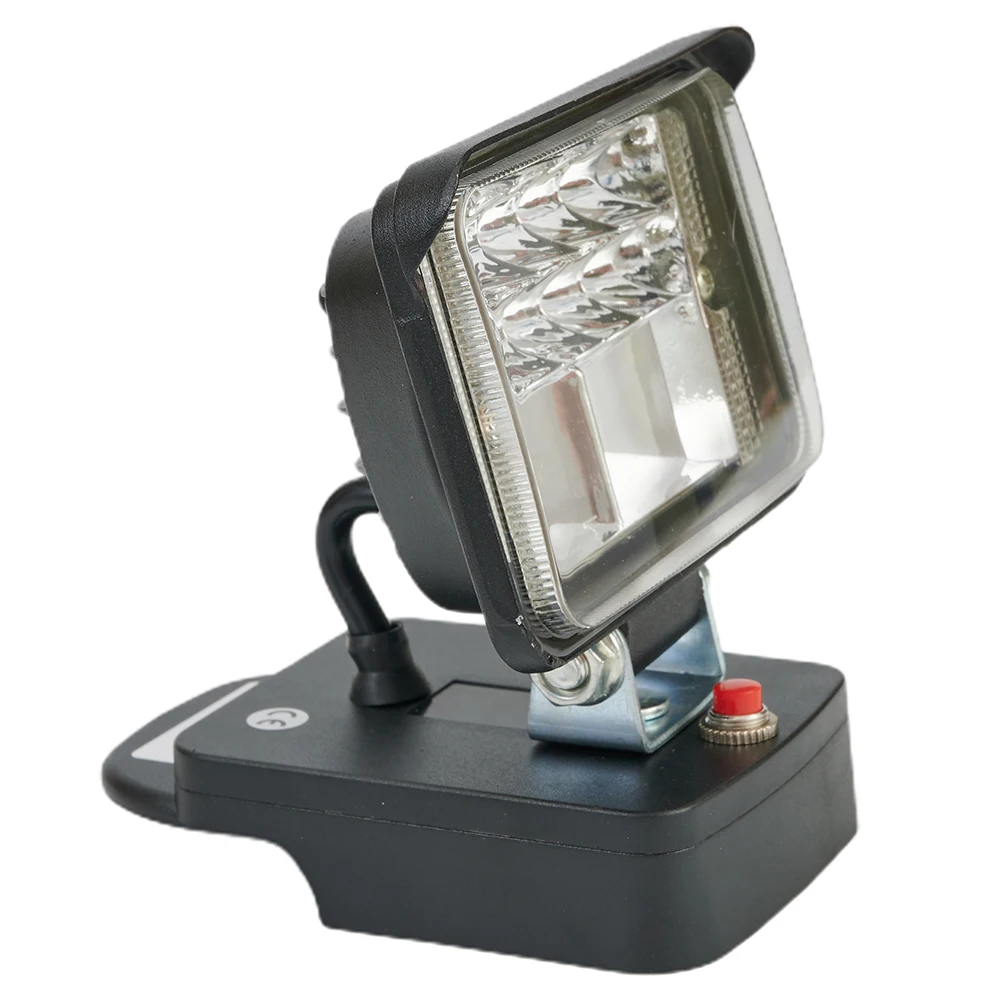 Luz de trabalho para ridgid/aeg 18v led sem bateria tocha luz de inundação alto brilho li-ion 30w potência luz de trabalho de baixa tensão