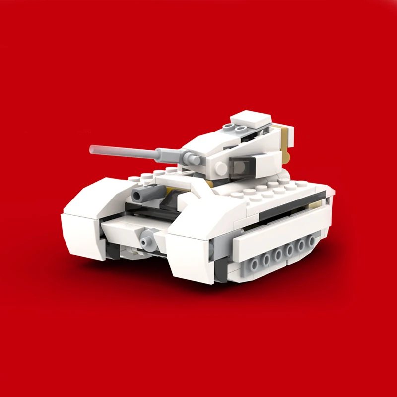 

128pcs MOC Isbj Rn Heavy Battle Tank Alternate Build Creator 3 1 Model Building Blocks Christmas Gifts Construction Toy Brick